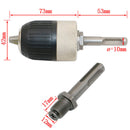SDS Adaptor / Adapter with 13mm Keyless Chuck / Twist Drill Thread 2-13mm