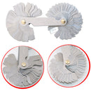 55 Deg Imperial+60 Metric Thread Pitch Gauge Measure Screw 52 Pieces