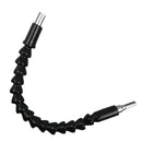 300mm 12" FLEXIBLE 1/4" HEX SCREWDRIVER EXTENSION BAR DRILL DRIVER SHAFT