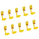 10Pcs Poultry Water Drinking Cups- Chicken, Hen - Automatic Drinker Yellow