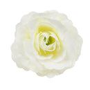 Artificial Rose Silk Flower Heads Home Wedding Garden DIY Scrapbooking Craft Projects Decor Ivory Pack of 50PCS
