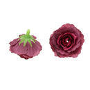 Artificial Rose Silk Flower Heads Home Wedding Garden DIY Scrapbooking Craft Projects Decor Flowers Pack of 50PCS Fuchsia