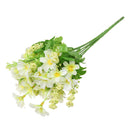 2 Pieces Artificial Flower Daisy Bouquet Home Wedding Garden Decor White