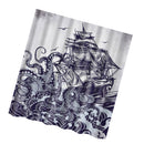 Water-Resistant Home Bathroom Bedroom Window Use Shower Curtain Water-resistant Bathroom Curtain Liner With 12 Hook