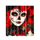 Home Decoration Girls Bedroom Bathroom Bath Shower Beautiful Girl Print Charms Curtain With 12 Hooks