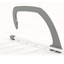 5 Bar Foldable Laundry Drying Rack Airer Caravan Balcony Clothes Hanger S