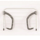 5 Bar Foldable Laundry Drying Rack Airer Caravan Balcony Clothes Hanger S