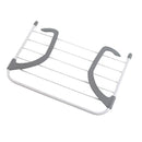 5 Bar Foldable Laundry Drying Rack Airer Caravan Balcony Clothes Hanger S