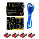 CNC kit / CNC Shield V3.0 + uno R3+4 Pieces a4988 Driver / GRBL for Arduino