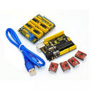 CNC kit / CNC Shield V3.0 + uno R3+4 Pieces a4988 Driver / GRBL for Arduino