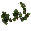 Artificial Plants Wired Silk Grape Vine Fake Fruit Rattan with Plastic Grape