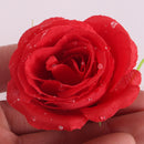 Artificial Rose Silk Rose Wedding Party Decor Bouquet For Home Office Red