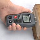LCD Display Digital Wood Moisture Meter Humidity Tester 2 Steel Sensor Pins