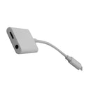 2in1 Charger Audio Adapter to 3.5mm Headphone Cable for iPhone7