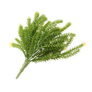 Artificial Simulation Cherry Blossoms Grass Foliage Plastic Plant for Home office Wedding Party Decor Supplies White