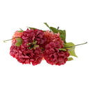 Artificial Chrysanthemum Ball Silk Flowers Bouquet For Home Decor Wedding Table Centerpiece Baby Shower Party DIY Flowers Red