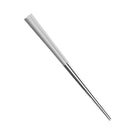 1 Pair Stainless Steel Square Design EcoFriendly Reusable Chopsticks Dinnerware Tableware White Silver