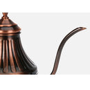 Safe Durable Home Cafe Use Large Capacity Stainless Steel Palace Hand Drip Coffee Pot Fine Mouth Tea Pot Rose Gold