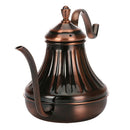 Safe Durable Home Cafe Use Large Capacity Stainless Steel Palace Hand Drip Coffee Pot Fine Mouth Tea Pot Rose Gold
