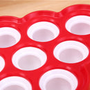 1 piece 9 Holes DIY Popsicle Mould Ice Tray Pudding Candy Jelly Mold Red