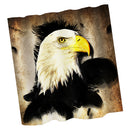 Home Bathroom Bedroom Door Window Use Extra Long Fabric Bath Shower Eagle Print Pattern Curtain With 12 Hooks