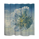 Home Bathroom Bedroom Door Window Use Extra Long Fabric Bath Shower Ants Print Pattern Curtain With 12 Hooks