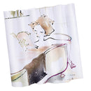 Girls Women Bedroom Bathroom Shower Room Decor Cute reading Girls Print Charms Bath Shower Curtain With 12 Hooks