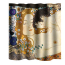 Home Hotel Bathroom Shower Room Decor Fashionable Cute Mother Baby Print Charms Shower Curtain With 12 Hooks