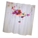 Women Girls Bedroom Decor Home Hotel Shower Room Decor Fashionable Floral Print Charms Shower Curtain With 12 Hooks