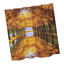 Home Bedroom Shower Room Door Window Decor Fabric Water-Resistant 3D Shower Curtain With 12 Hooks 1