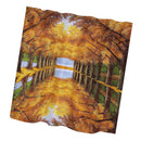 Home Bedroom Shower Room Door Window Decor Fabric Water-Resistant 3D Shower Curtain With 12 Hooks 1