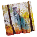Home Bedroom Shower Room Door Window Decor Fabric Water-Resistant 3D Shower Curtain With 12 Hooks 3