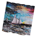 Home Bedroom Shower Room Door Window Decor Fabric Water-Resistant 3D Shower Curtain With 12 Hooks 5