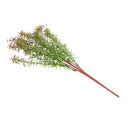 Artificial Leaf Grass Foliage Plastic Plant Home Bedroom Garden Wedding Floral Decor Table Centerpiece DIY Plants 45cm Red Green