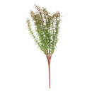Artificial Leaf Grass Foliage Plastic Plant Home Bedroom Garden Wedding Floral Decor Table Centerpiece DIY Plants 45cm Red Green
