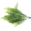 Artificial Plant 7 Branches Green Pteris Fern Leaves Grass Floral Decor 35cm