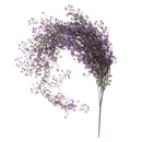 Waterproof Sunproof Artificial Admiralty Plastic Vine Plant Hanging Wall Decor Wedding Home Party Floral Decor Dark Purple