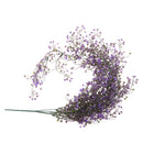 Waterproof Sunproof Artificial Admiralty Plastic Vine Plant Hanging Wall Decor Wedding Home Party Floral Decor Dark Purple