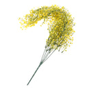 Waterproof Sunproof Artificial Admiralty Plastic Vine Plant Hanging Wall Decor Wedding Home Party Floral Decor Yellow