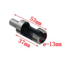 8 x Dia. 10 mm Carbon Steel Wood Work Plug Shank Hole Cutter Cutting Dowel Tool Drill Bit 1/2" 3/8" 5/8" 1/4"