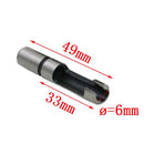 8 x Dia. 10 mm Carbon Steel Wood Work Plug Shank Hole Cutter Cutting Dowel Tool Drill Bit 1/2" 3/8" 5/8" 1/4"