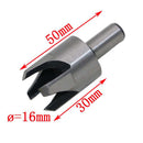 8 x Dia. 10 mm Carbon Steel Wood Work Plug Shank Hole Cutter Cutting Dowel Tool Drill Bit 1/2" 3/8" 5/8" 1/4"