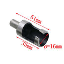 8 x Dia. 10 mm Carbon Steel Wood Work Plug Shank Hole Cutter Cutting Dowel Tool Drill Bit 1/2" 3/8" 5/8" 1/4"