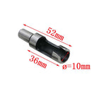 8 x Dia. 10 mm Carbon Steel Wood Work Plug Shank Hole Cutter Cutting Dowel Tool Drill Bit 1/2" 3/8" 5/8" 1/4"