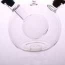 Vinegar Oil Dispenser Glass Bottle with 2 Silica Gel Caps Kitchen Container C