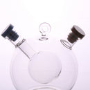 Vinegar Oil Dispenser Glass Bottle with 2 Silica Gel Caps Kitchen Container C