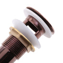 Home Kitchen Tools Easy Assembly Cleaning Brass Faucet Pop Up Vessel Basin Sink Drain Stopper Gold Flap With Hole