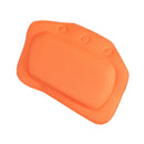 Home Bathroom Use Neck Spa Support Relax Shower Foam Sponge Soft Bathtub Pillow Bath Headrest Orange