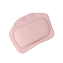 Home Bathroom Use Neck Spa Support Relax Shower Foam Sponge Soft Bathtub Pillow Bath Headrest Pink