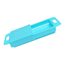 Home Kitchen Use Tools Accessory Adjustable Over Kitchen Sink Cutting Board Strainer Blue 14.37x9.84x1.97inch